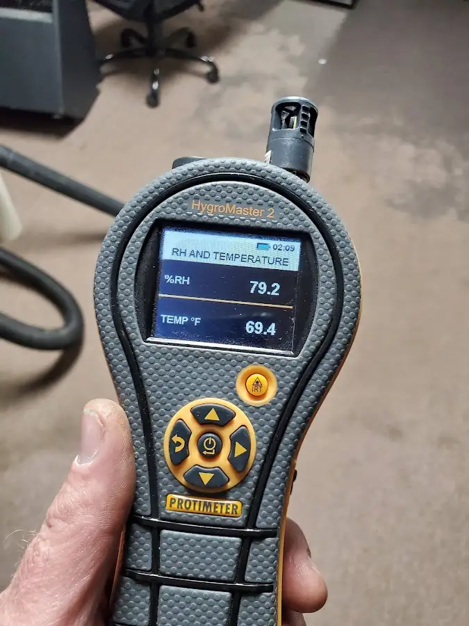 Moisture meter humidity assessment for Mold Remediation & Removal in Duluth